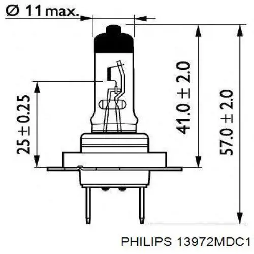 Лампочка галогенная 13972MDC1 Philips