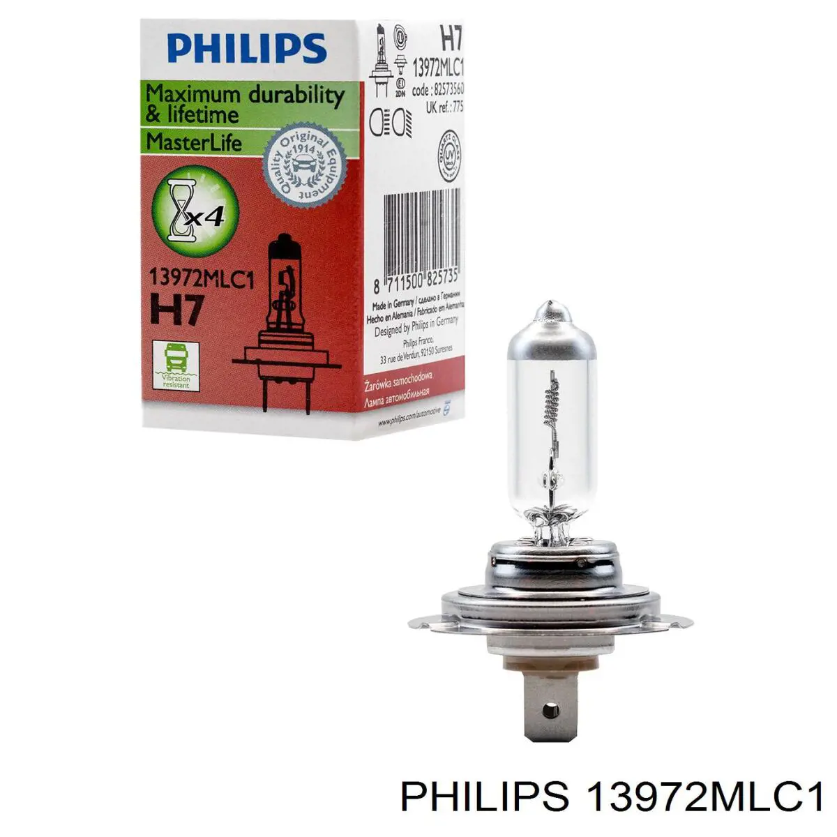 Лампочка галогенная 13972MLC1 Philips