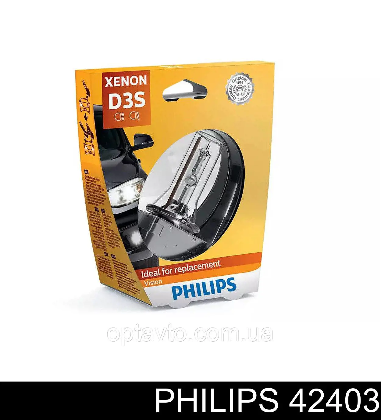Купить 42403 Philips Лампочка ксеноновая
