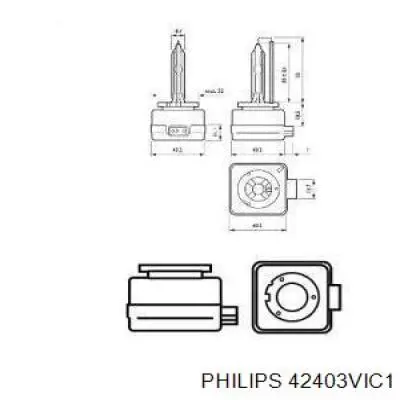 Лампочка ксеноновая Philips 42403VIC1