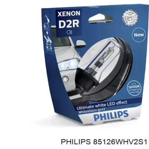 85126WHV2S1 Philips lâmpada de xénon