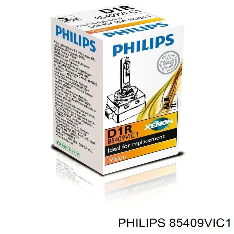 85409VIC1 Philips лампочка ксеноновая