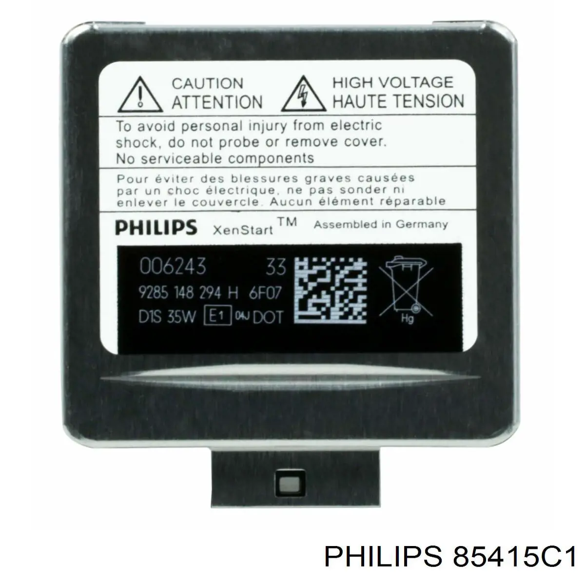 Лампочка ксеноновая 85415C1 Philips
