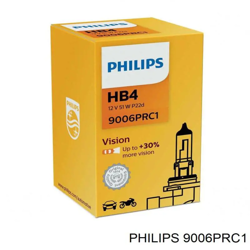 9006PRC1 Philips Лампочка дальнего света