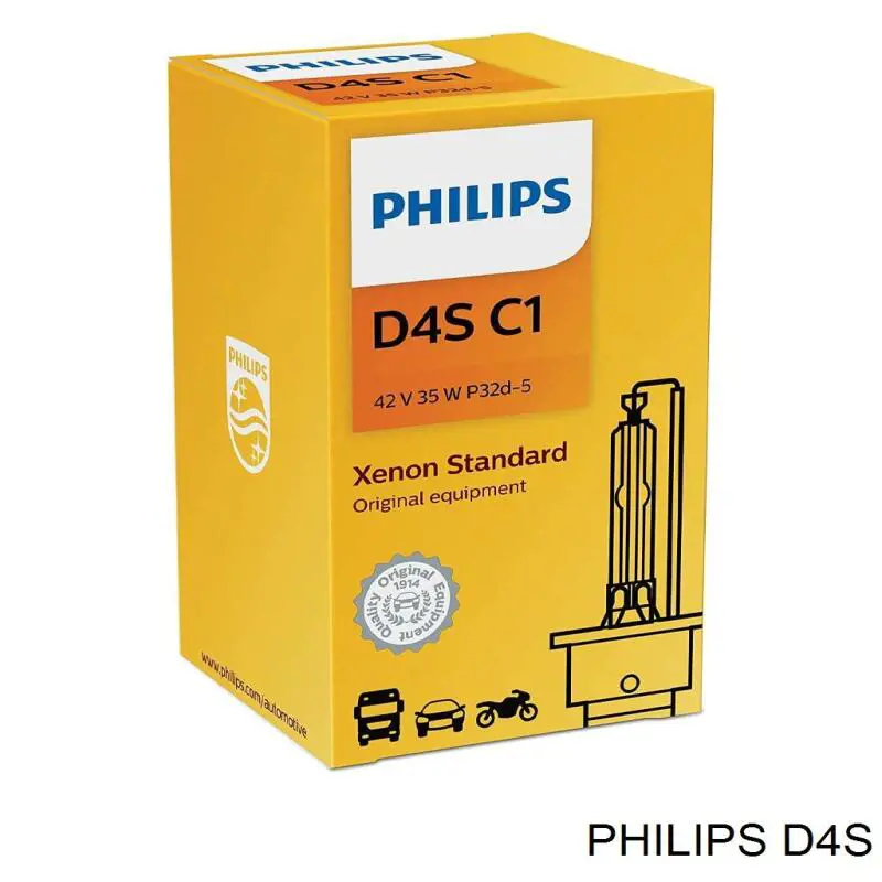 D4S Philips лампочка ксеноновая