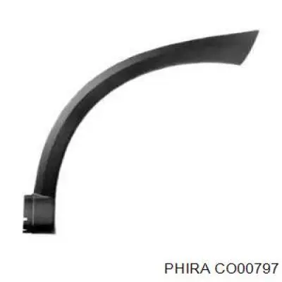 CO00797 Phira expansor esquerdo (placa sobreposta de arco do pára-lama traseiro)