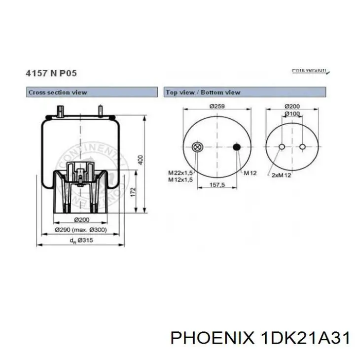 Купить SP554157KP09 Sampa Otomotiv‏ Шланг радиатора охлаждения нижний