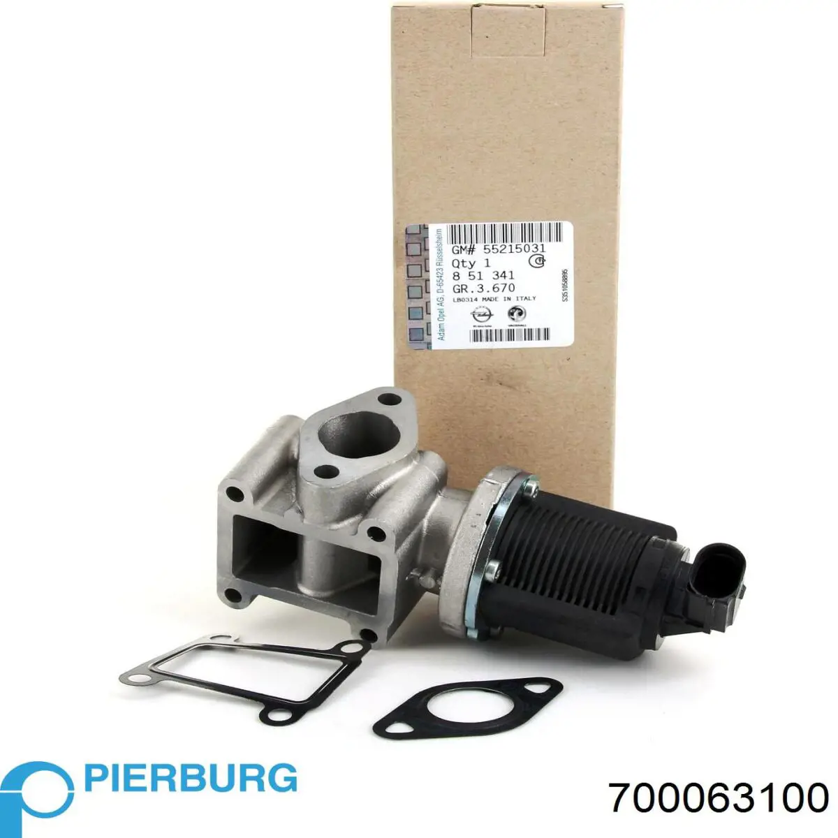 Клапан EGR, рециркуляції газів 700063100 Pierburg