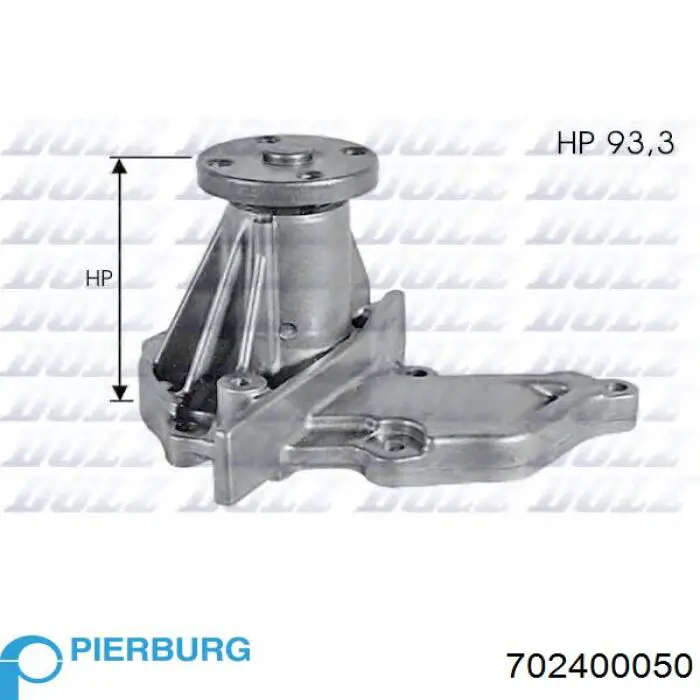 Водяной насос Pierburg 702400050