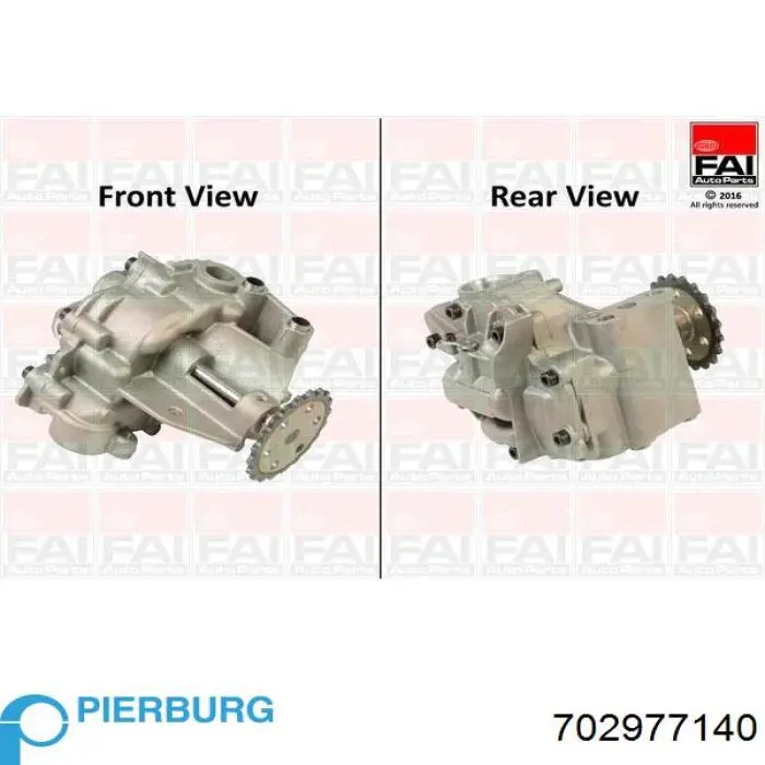 Купить 702977140 Pierburg Насос маслозакачивающий