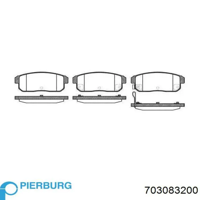 Регулирующая заслонка EGR 703083200 Pierburg