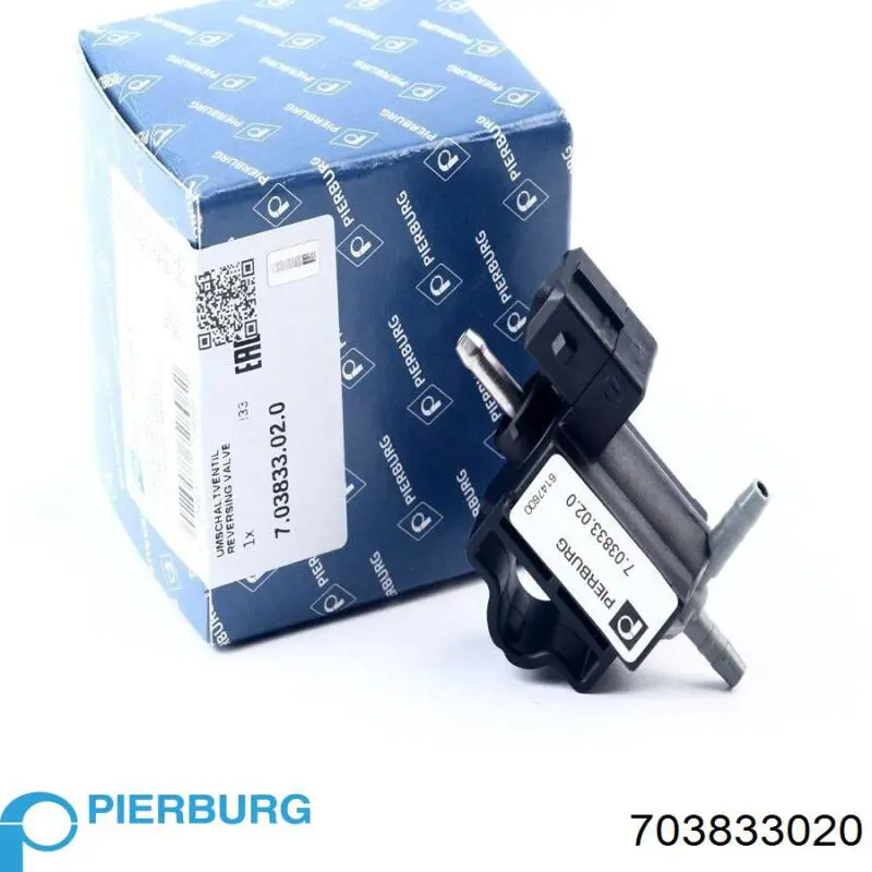Купить 703833020 Pierburg Клапан преобразователь давления наддува (соленоид) 