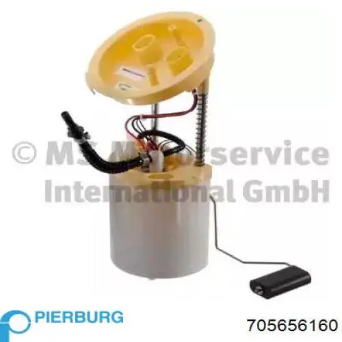 705656160 Pierburg módulo de bomba de combustível com sensor do nível de combustível