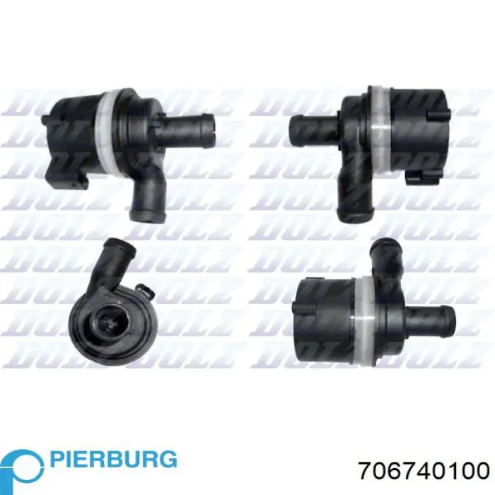 Водяной насос охлаждения электро дополнительный Pierburg 706740100 цена, от 123.93 USD