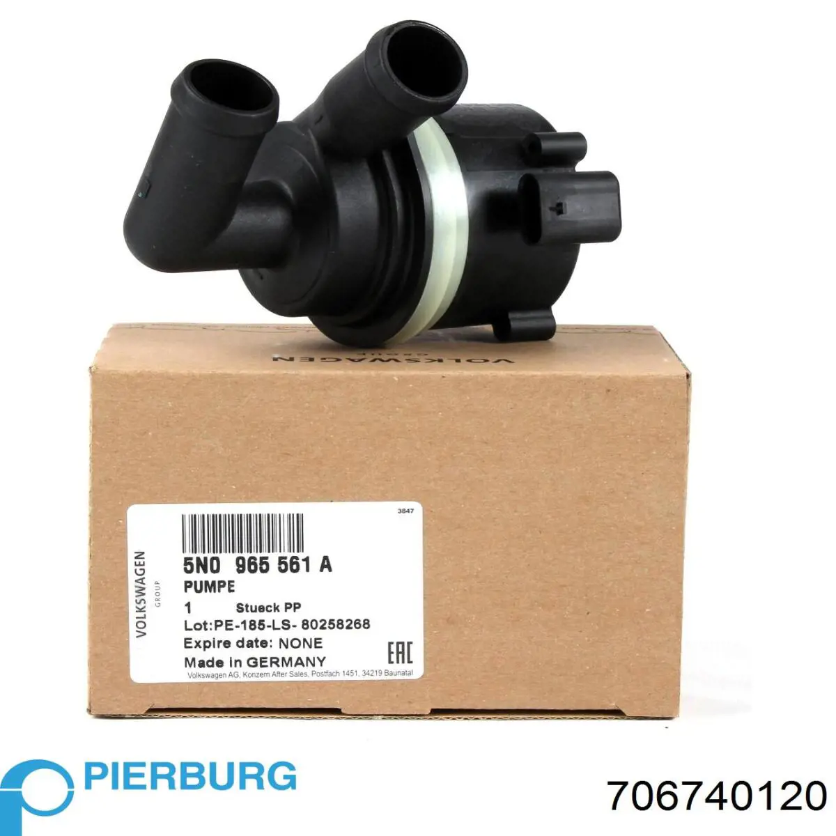 Водяной насос охлаждения электро дополнительный Pierburg 706740120 цена, от 128.09 USD