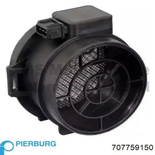 707759150 Pierburg sensor de fluxo (consumo de ar, medidor de consumo M.A.F. - (Mass Airflow))