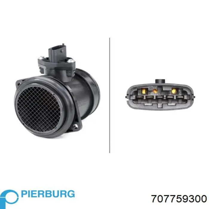 Датчик массового расхода воздуха Pierburg 707759300 цена, от 124.34 USD