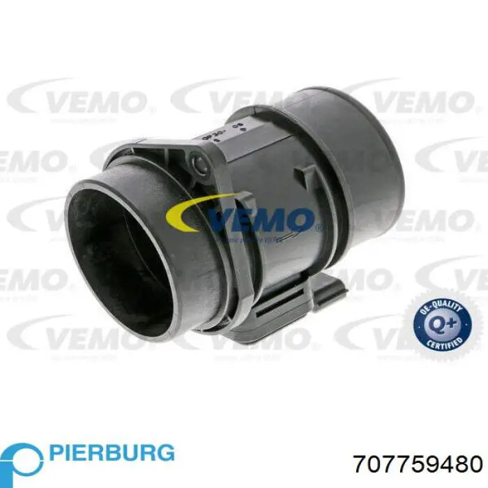 7.07759.48.0 Pierburg sensor de fluxo (consumo de ar, medidor de consumo M.A.F. - (Mass Airflow))