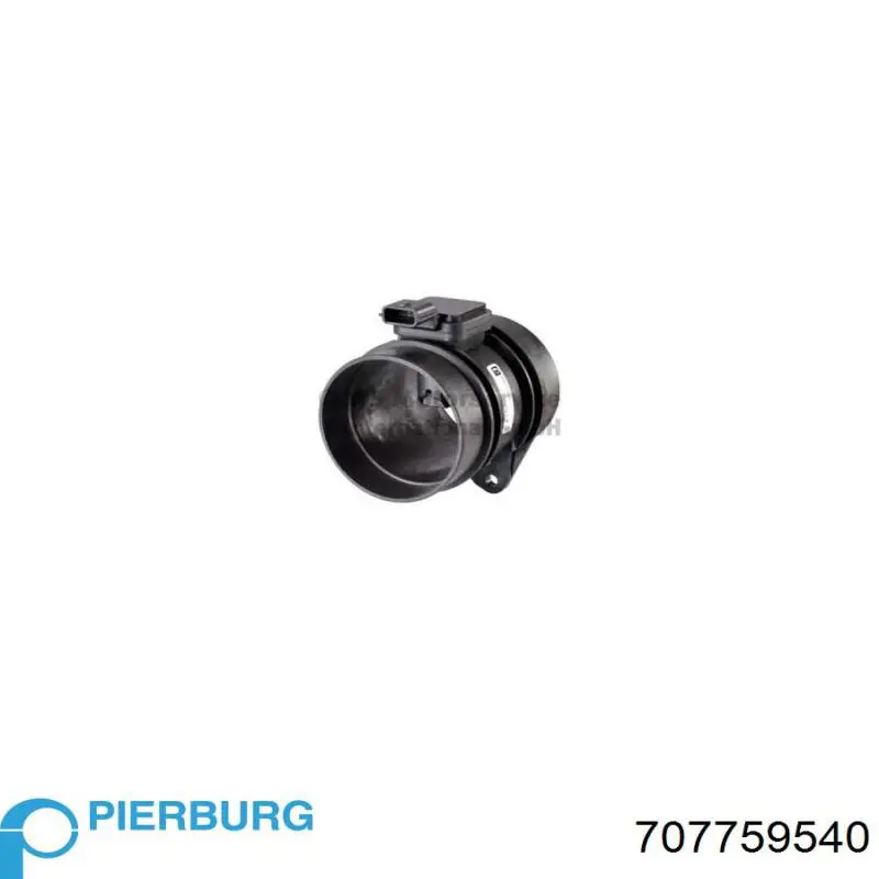 7.07759.54.0 Pierburg sensor de fluxo (consumo de ar, medidor de consumo M.A.F. - (Mass Airflow))