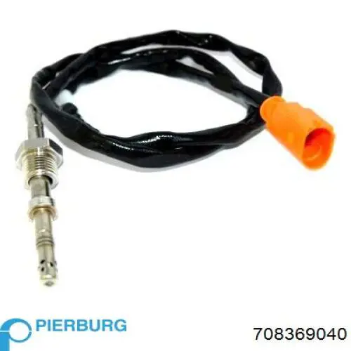 Sensor de temperatura, gas de escape, después de Filtro hollín/partículas 708369040 Pierburg