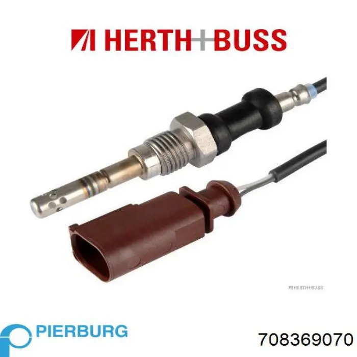 Купить 708369070 Pierburg Датчик температуры отработавших газов (ОГ), после сажевого фильтра