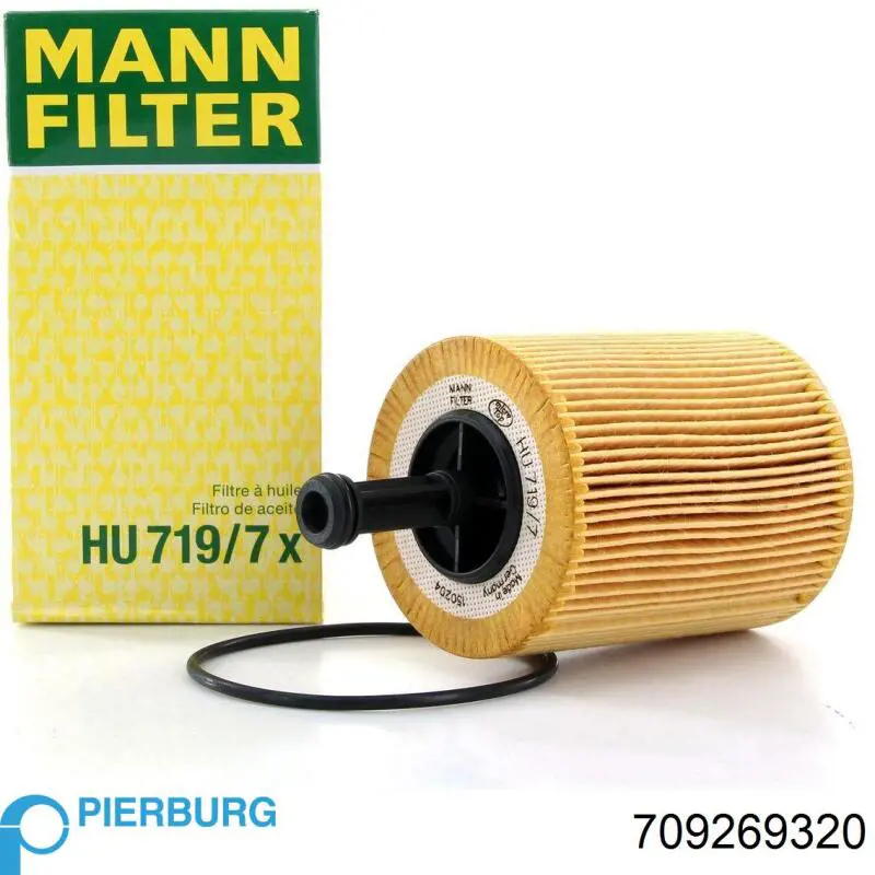 Купить 709269320 Pierburg Радиатор масляный (холодильник), под фильтром