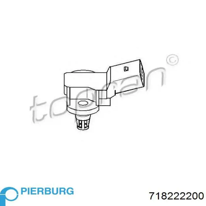 Датчик абсолютного давления в коллекторе Pierburg 718222200 цена, от 37.22 USD