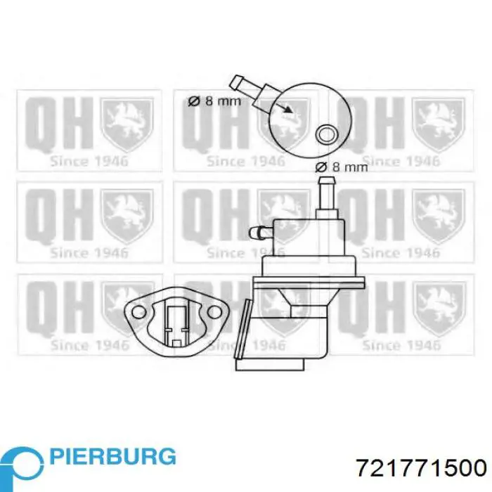 Купить 721771500 Pierburg Механический топливный насос