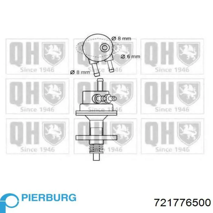 721776500 Pierburg топливный насос механический