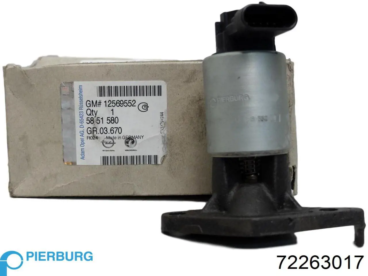 Купить 72263017 Pierburg Клапан EGR системы рециркуляции отработавших газов