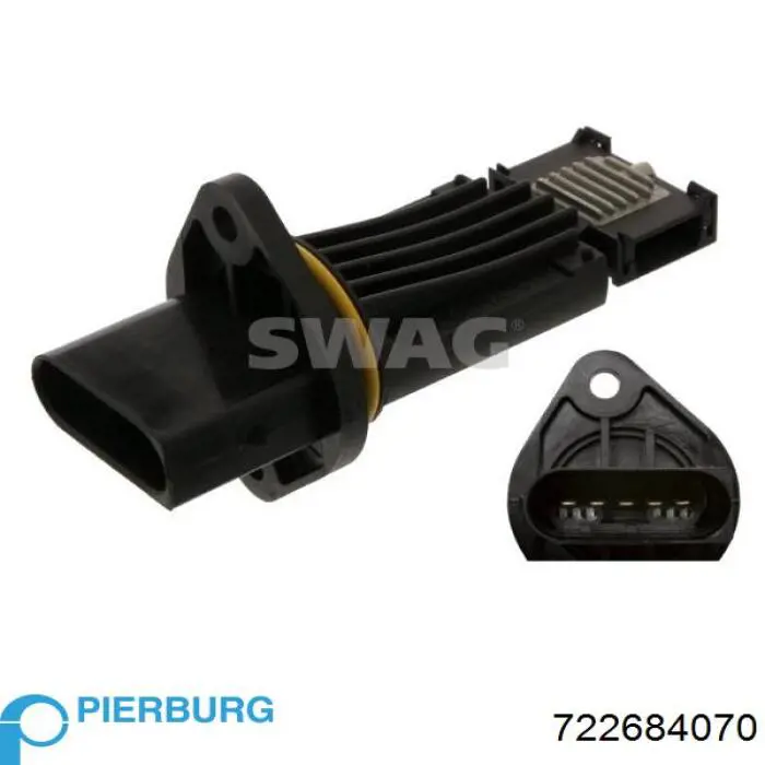 722684070 Pierburg Датчик расхода воздуха