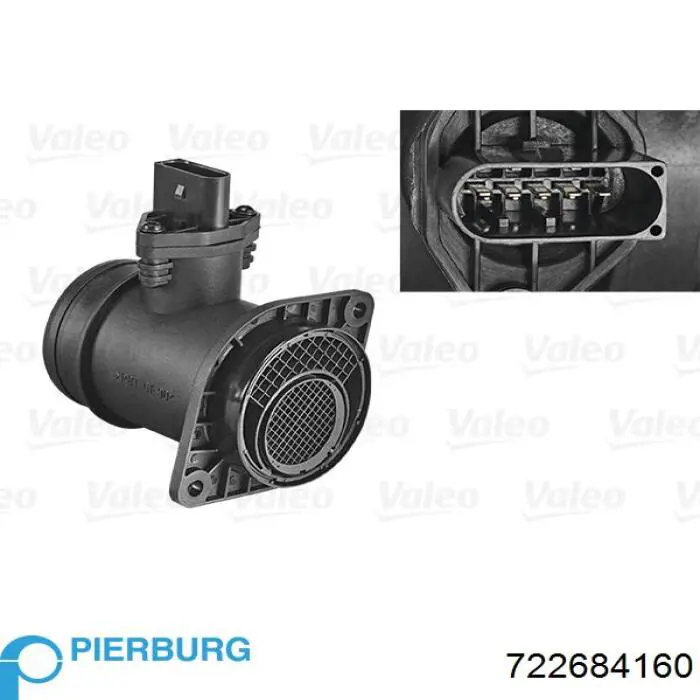 Sensor De Flujo De Aire/Medidor De Flujo (Flujo de Aire Masibo) 722684160 Pierburg