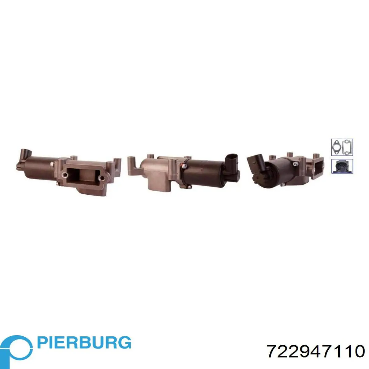 Купить 722947110 Pierburg Клапан EGR системы рециркуляции отработавших газов