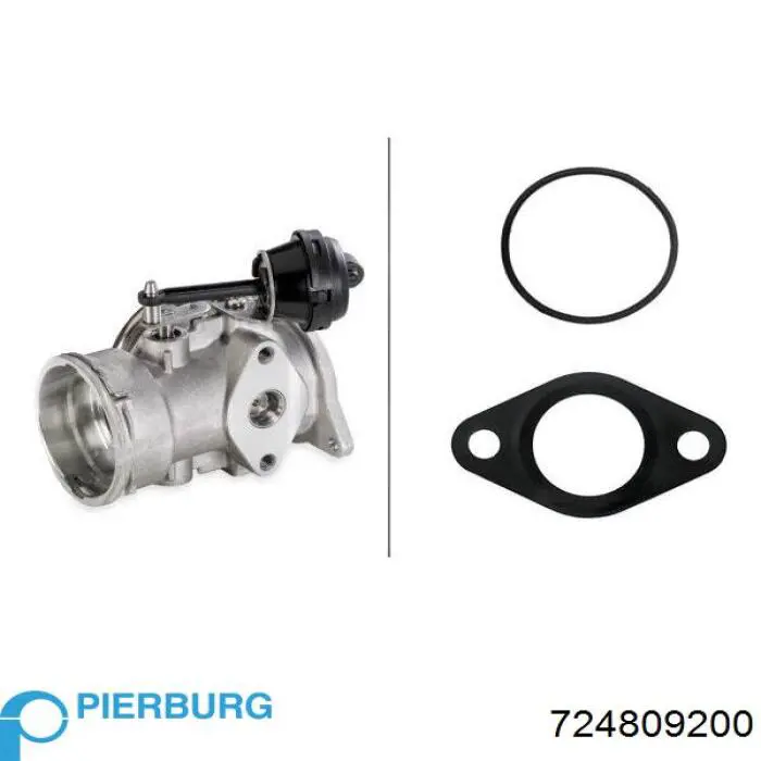Клапан ЕГР 724809200 Pierburg