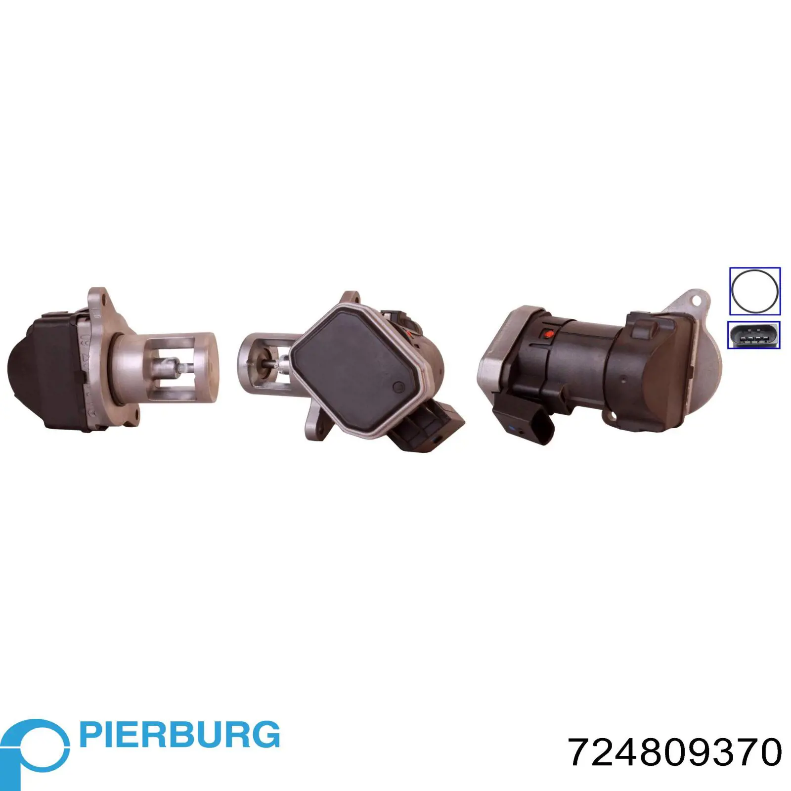 Купить 724809370 Pierburg Клапан EGR системы рециркуляции отработавших газов