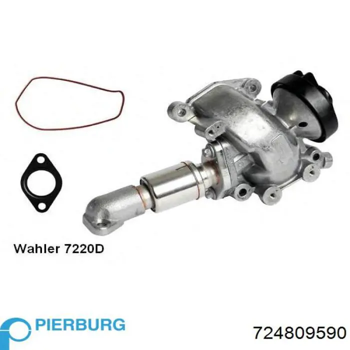 Купить 724809590 Pierburg Клапан EGR системы рециркуляции отработавших газов