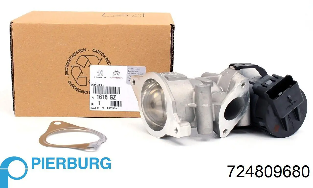 Купить 724809680 Pierburg Клапан EGR системы рециркуляции отработавших газов