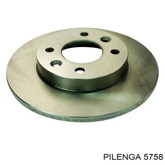 5758 Pilenga диск тормозной передний