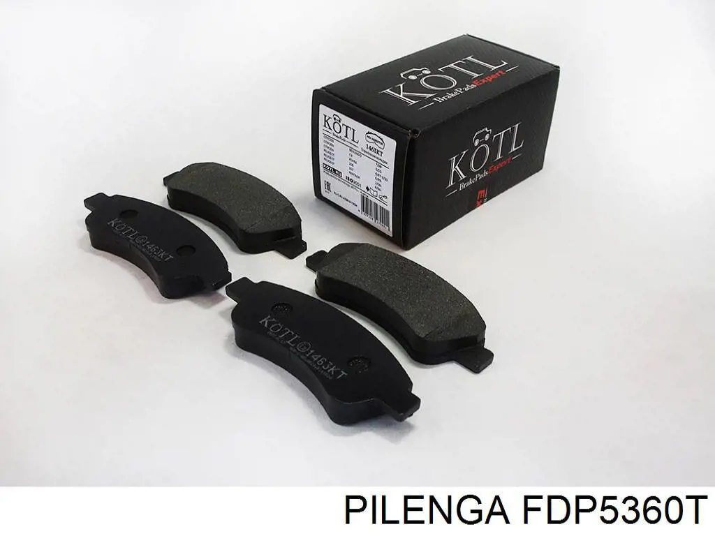 Передние тормозные колодки FDP5360T Pilenga