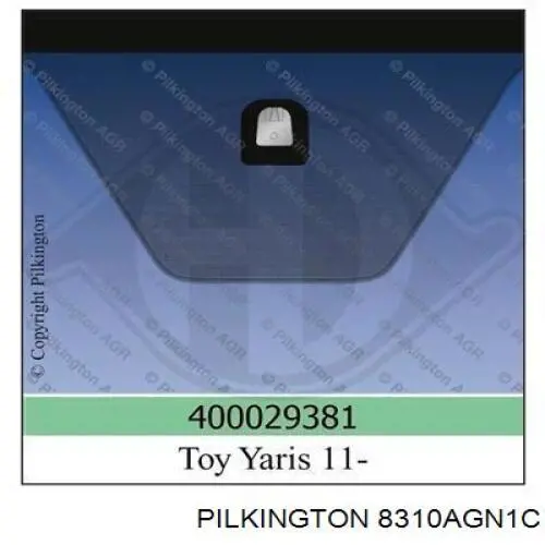 8310AGN1C Pilkington стекло лобовое