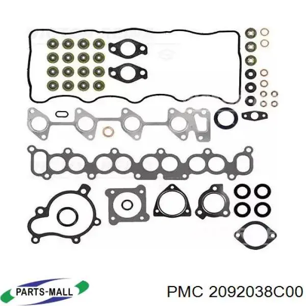 2092038C00 Parts-Mall комплект прокладок двигателя верхний