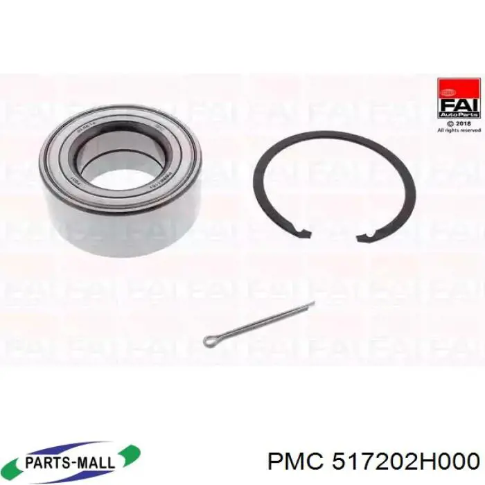 517202H000 Parts-Mall подшипник ступицы передней