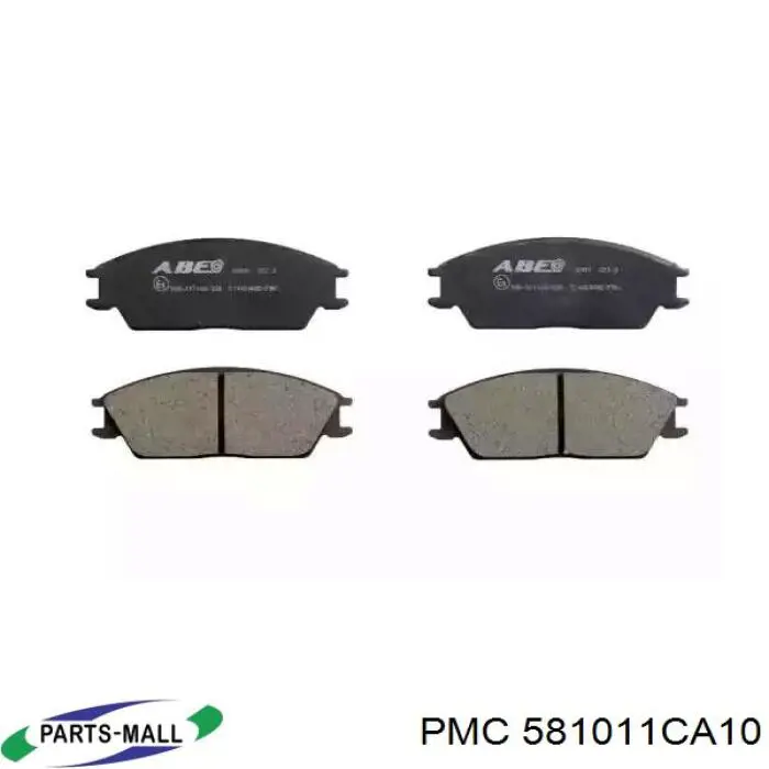 Тормозные колодки Parts-Mall 581011CA10