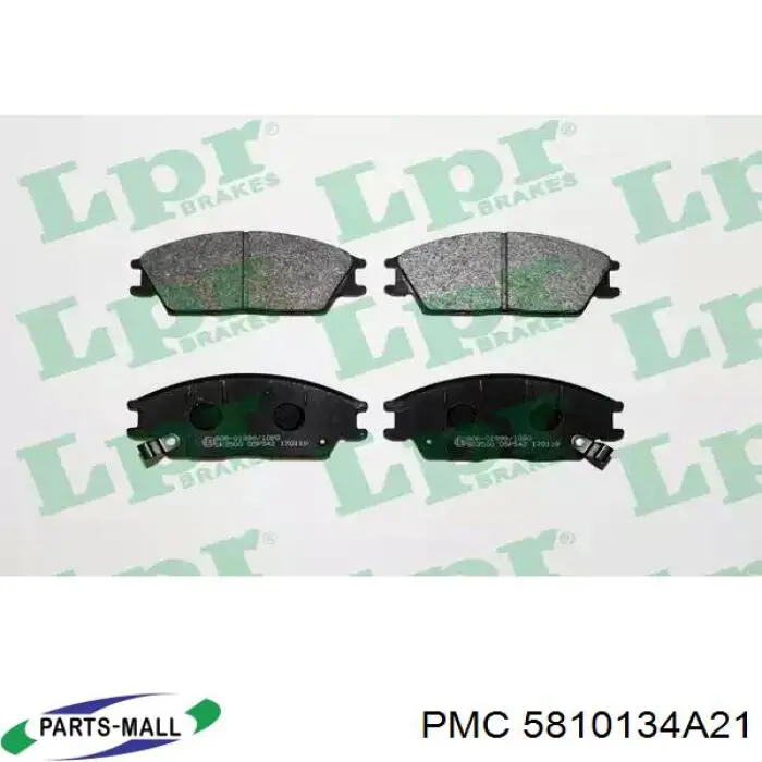 Передние тормозные колодки 5810134A21 Parts-Mall