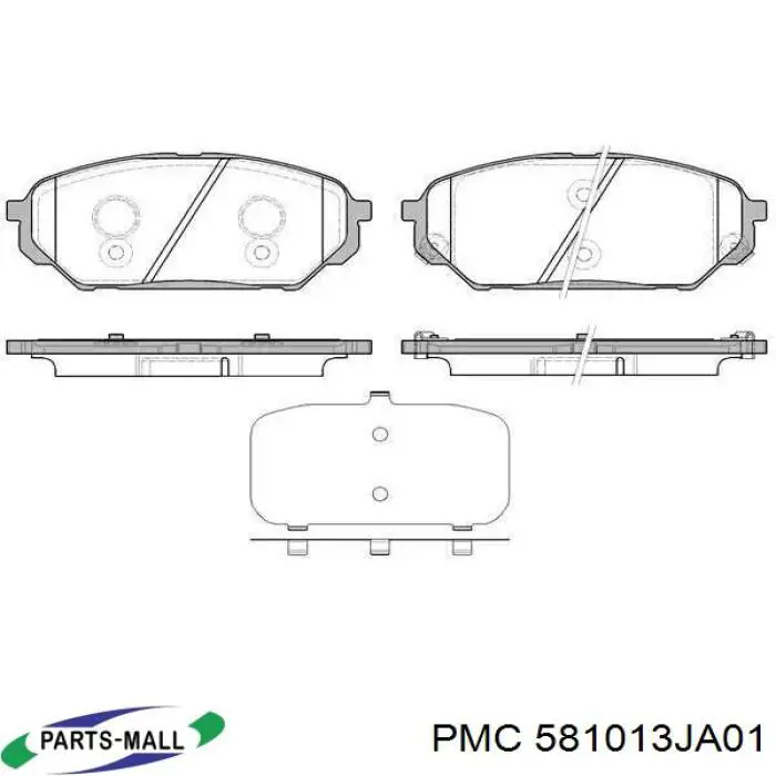 Купить SP1203 Hi-q Колодки тормозные