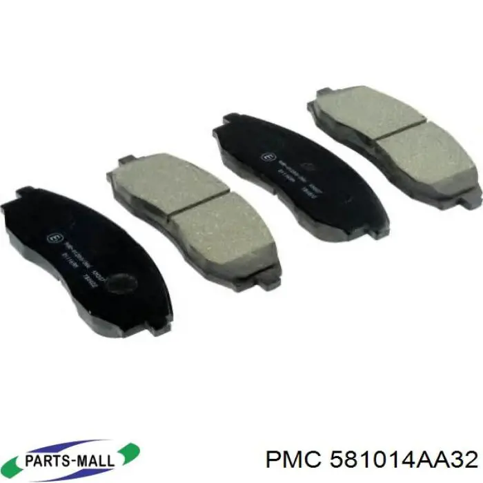 Передние тормозные колодки 581014AA32 Parts-Mall