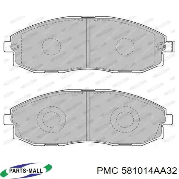 Колодки Parts-Mall 581014AA32 цена, от 21.12 USD