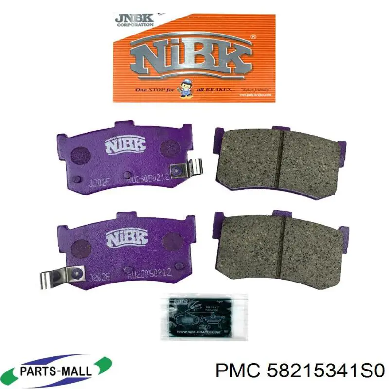 Задние тормозные колодки 58215341S0 Parts-Mall