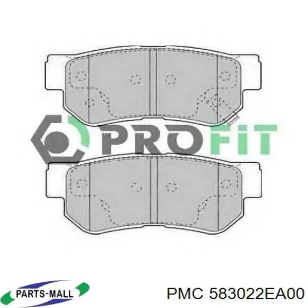 Задние тормозные колодки 583022EA00 Parts-Mall