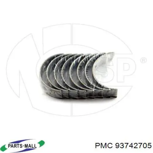 93742705 Parts-Mall folhas inseridas principais de cambota, kit, padrão (std)